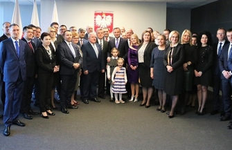 Starosta Wschowski na spotkaniu z Prezydentem