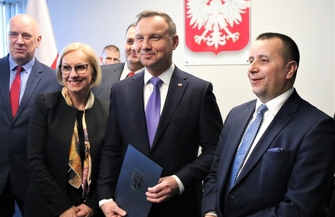 Starosta Wschowski na spotkaniu z Prezydentem