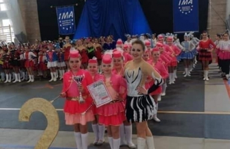 Dobry występ wschowskich mażoretek podczas Mistrzostw Polski Zachodniej w Kościanie