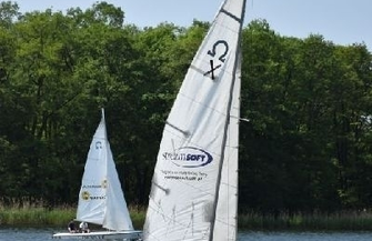 Regaty na sławskim jeziorze