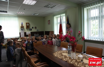 Przedszkolaki z wizytą w Komendzie Policji