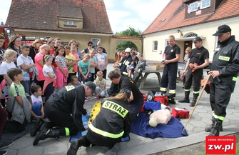 OSP Konradowo z wizytą w szkole