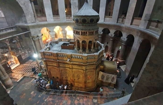 O. Maciej Olszewski OFM kapelan wschowskiej Policji z policyjną misją w Jerozolimie