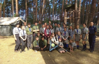 Spotkania policji z harcerzami