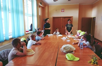 Spotkania policji z harcerzami