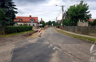 Remont drogi w Ciosańcu