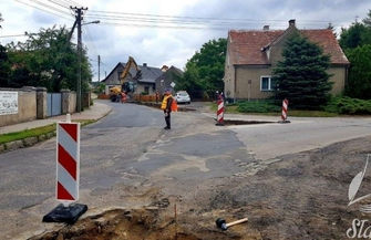 Remont drogi w Ciosańcu