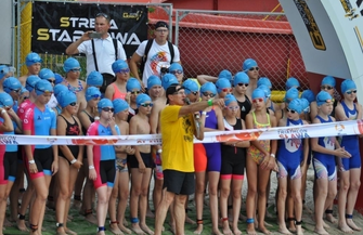 Najmłodsi próbowali sił w sławskim triathlonie