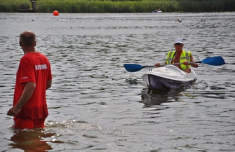 Najmłodsi próbowali sił w sławskim triathlonie