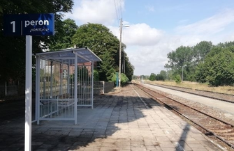 Prace remontowe na stacji kolejowej Stare Drzewce