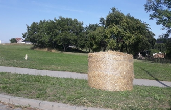 Kto zgubił bele ze słomą