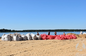 Nowa plaża w Sławie
