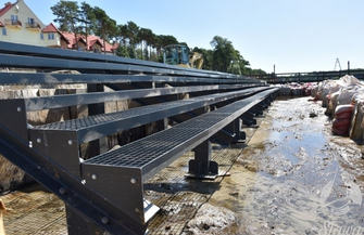 Nowa plaża w Sławie