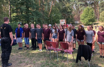 Obóz w Lginiu dla Młodzieżowych Drużyn Pożarniczych