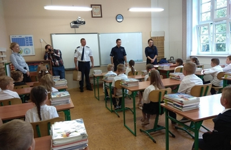 Pierwszaki otrzymały odblaski