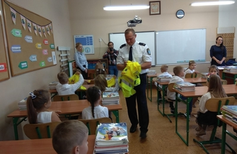 Pierwszaki otrzymały odblaski