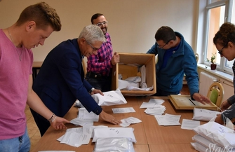 Liczenie głosów w Sławskim Budżecie Obywatelskim