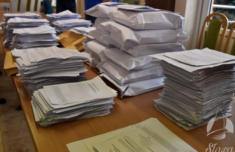 Liczenie głosów w Sławskim Budżecie Obywatelskim