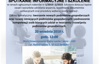 Nabór wniosków na rozwój działalności gospodarczej i projekty grantowe