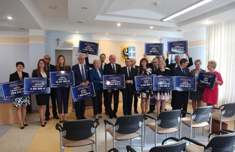 Starosta Andrzej Bielawski gospodarzem spotkania z samorządowcami