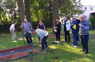 Zabawy sportowe i integracyjne ważne dla mieszkańców DPS