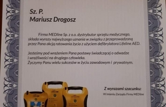 Druhowie z OSP Sława docenieni