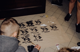 Biwak harcerski w Zanie