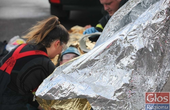 Tym razem to tylko ćwiczenia - pozorowane działania ratownicze w Szlichtyngowej