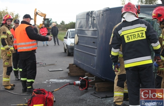 Tym razem to tylko ćwiczenia - pozorowane działania ratownicze w Szlichtyngowej