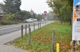 Nowy chodnik w Sławie