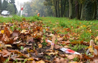 Nowy chodnik w Sławie