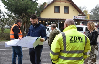 Nowy chodnik w Sławie