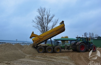 Budowa nowej plaży