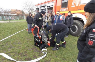 OSP z wizytą w szkole