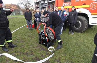 OSP z wizytą w szkole