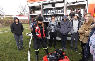 OSP z wizytą w szkole