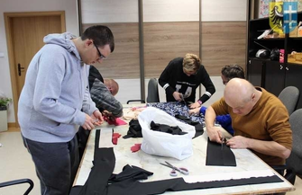 Uczestnicy WTZ pomogli