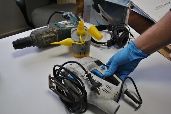 Przyjechał kraść elektronarzędzia