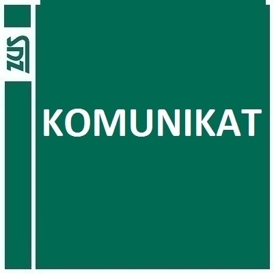 Komunikat ZUS