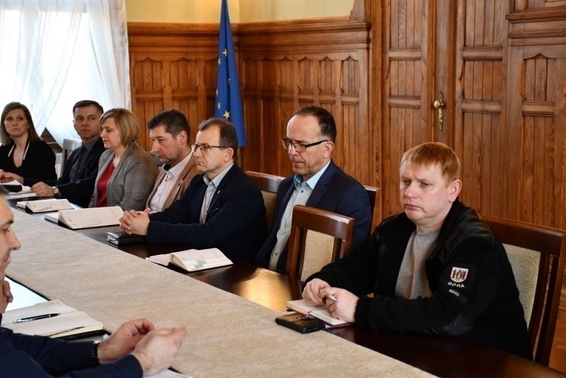 Posiedzenie Gminnego Zespołu Zarządzania Kryzysowego