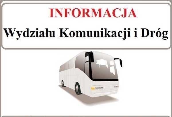 Wydział Komunikacji i Dróg informuje