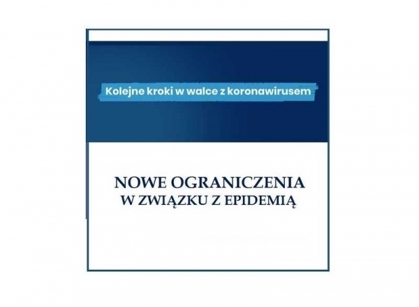 Kolejne obostrzenia