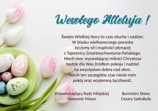 Życzenia z okazji Świąt Wielkanocnych