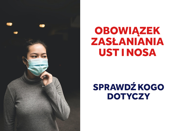 Obowiązek zasłaniania ust i nosa