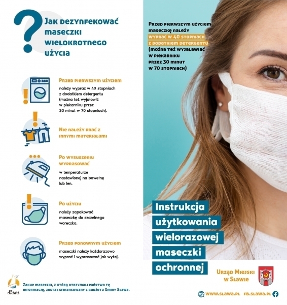 Pierwsze maseczki dotarły do Sławy