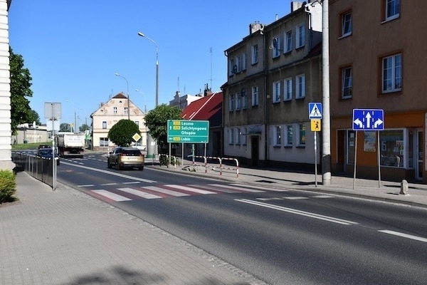 Przebudowa przejśćdla pieszych w Górze
