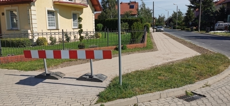 Roboty przy ul. Cisowej zakończone