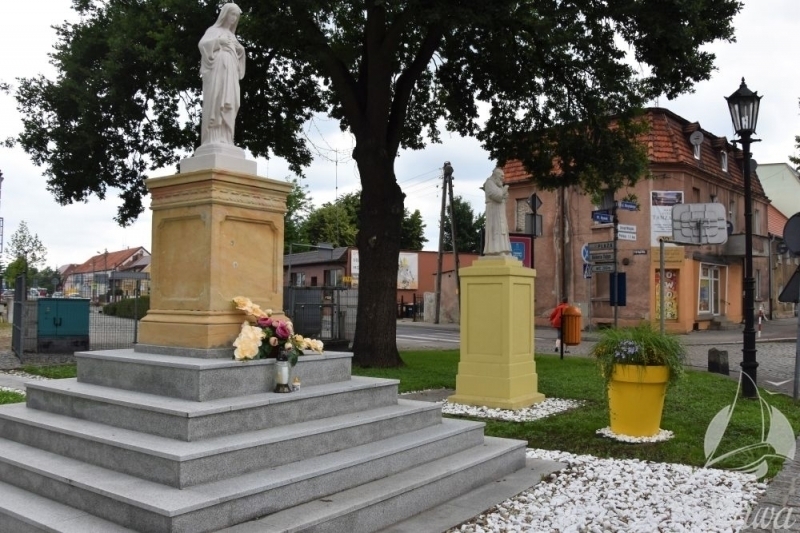 Zielony dywan w centrum Sławy