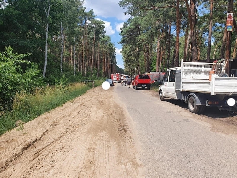 Wypadek drogowy w Radzyniu FOTO