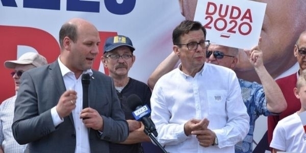 Politycy PiS w Sławie FILM